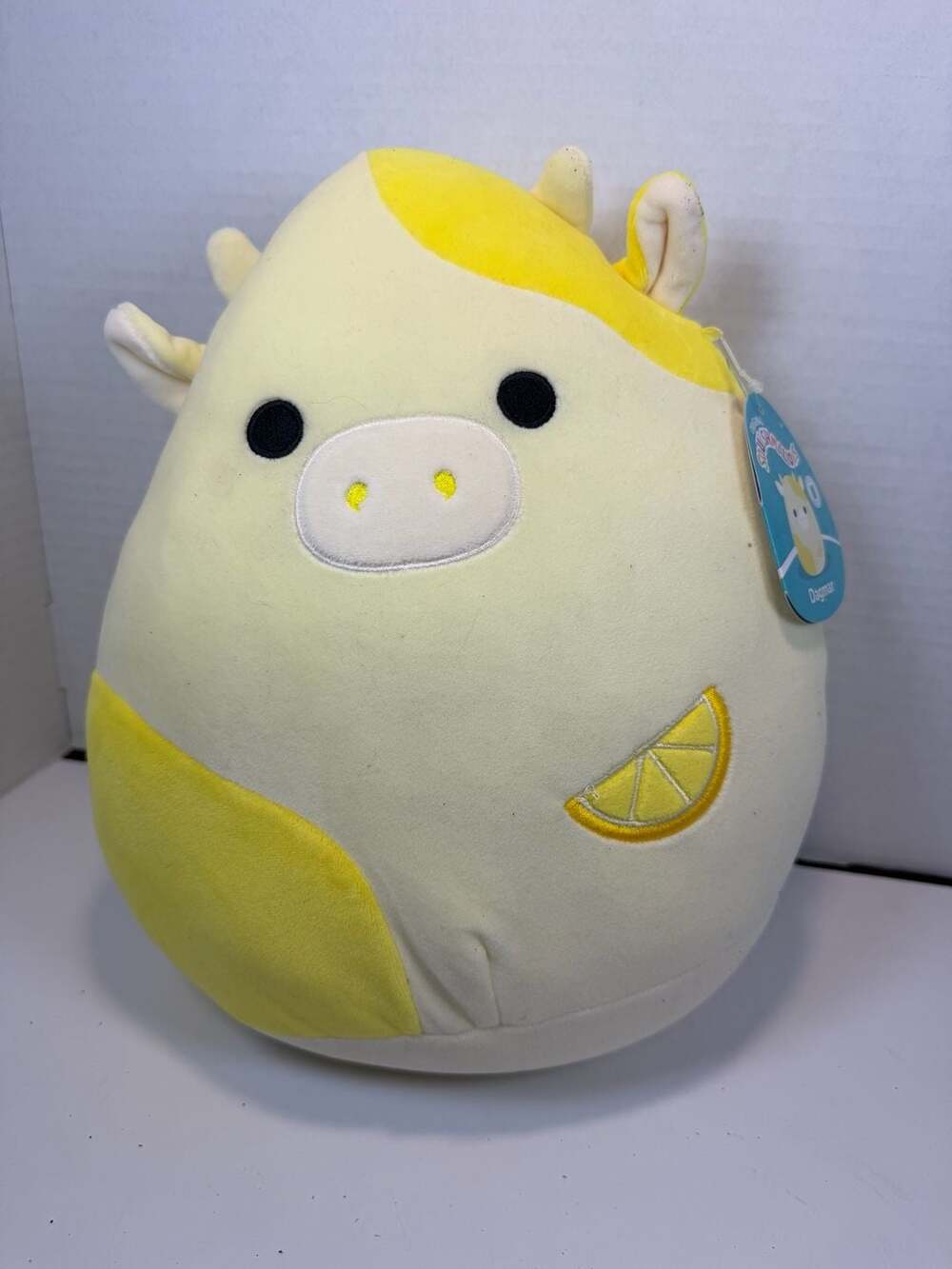 Squishmallows Dagmar the Lemon Cow 11-Inch Plush Toy